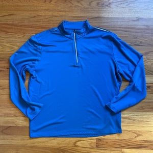 EUC Wedge Performance Quarter-Zip Style Long Sleeve Athletic Top